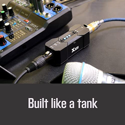 Xvive P1 Phantom Power Supply for Microphone Preamp,Condenser Microphones,Shotgun Mic,with XLR Cable - size: P1 with XLR