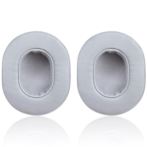 HAOMUK Replacement Ear Pads for Skullcandy Crusher Wireless/Evo/ANC Hesh 3/EVO/ANC, Headphones Ear Cushions, Headset Earpads, Ear Cups Cover-Grey - color: Grey