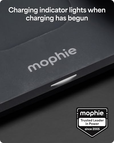 Mophie Max Dual Charging Stand for AirPods Max Headphones – Auto Sleep Mode, Premium Anti-Scratch Design, Magnetic USB-C for Effortless Alignment, Charges AirPods & Qi Devices