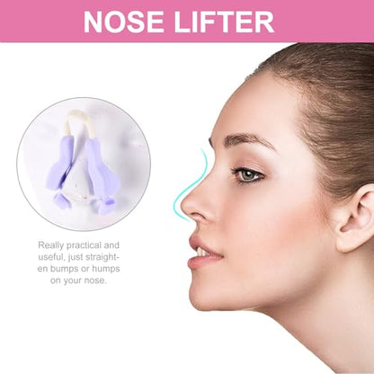 Ipetboom Nose up Clip Silicone Nose Lifter and Bridge Straightener for Adults 2 Pcs Non-Surgical Corrector Beauty Tool for Droopy Tip Hump and Bump Shaping