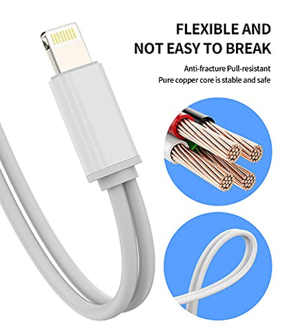 Headphone Adapter Compatible with Lightning Double to Audio Jack and Charger Earphone Charging Splitter Compatible with iPhone 11 12 xr x 7 8plus for ipad Connector Converter for MFI Certified
