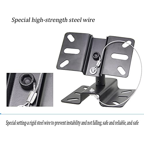 FEELIN Speaker Stand Speaker Wall Mount Bracket Ceiling Surround Speaker Gear Shelf for Office Living Room Conference Room Speaker Wall Shelf Media Stand Audio-Video Shelving