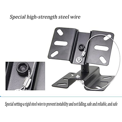 FEELIN Speaker Stand Speaker Wall Mount Bracket Ceiling Surround Speaker Gear Shelf for Office Living Room Conference Room Speaker Wall Shelf Media Stand Audio-Video Shelving