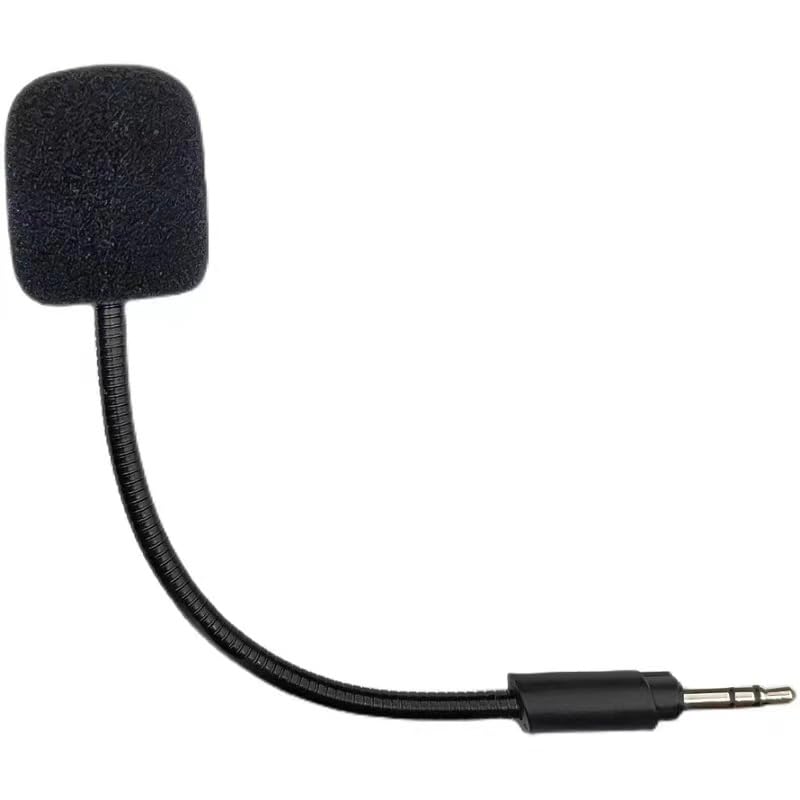 Replacement Microphone ONLY for Logitech G233 Headset Microphone Replacement, Black, 14CM Glass Fiber Metal Cable, 3.5mm Detachable Boom Mic Compatible with G233 G433 GPRO Gaming Headsets