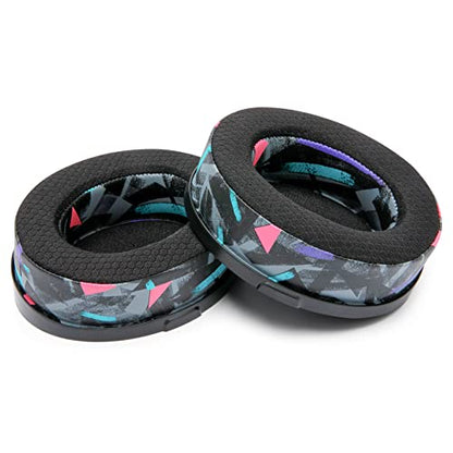 WC Freeze Penrose - Cooling Gel Earpads for Audeze Penrose & Mobius | Made by Wicked Cushions | Hybrid Fabric, Improved Durability, Thickness & Sound Isolation | 90s Black - color: 90s Black