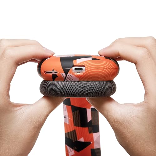 WC ShellZ Max - Protective Shell Covers for AirPods Max 1 & 2 | Made by Wicked Cushions | Made with Premium Silicone | Orange Prism - color: Orange Prism