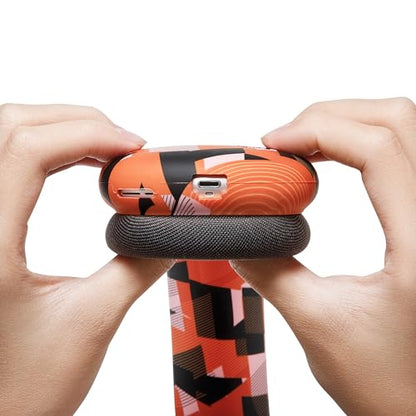 WC ShellZ Max - Protective Shell Covers for AirPods Max 1 & 2 | Made by Wicked Cushions | Made with Premium Silicone | Orange Prism - color: Orange Prism
