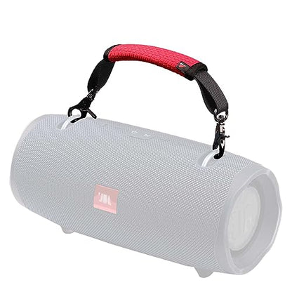 QIANHAI Speaker Handle Strap and Shoulder Belt Replacement Stronger Adjustable Compatible with JBL-Protable-Speaker - color: Red, style: Short Handle Strap