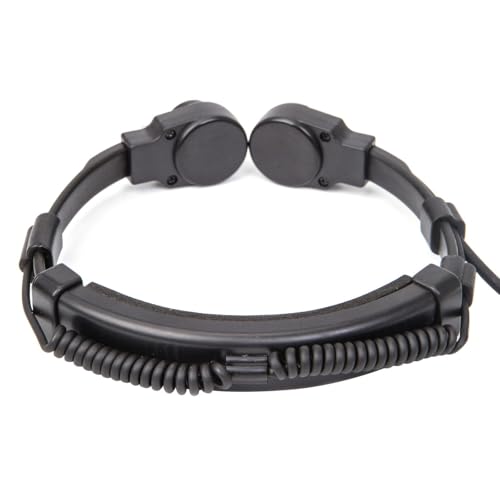 Throat Mic Tactical Earpiece U94X PTT 2 Pin TK Jack 7.0mm Plug Push to Talk Headset for Baofeng UV5R BF-F8HP UV-17 BF888S Quansheng UV-K58 UV-K6 Walkie Talkie for Kenwood TYT