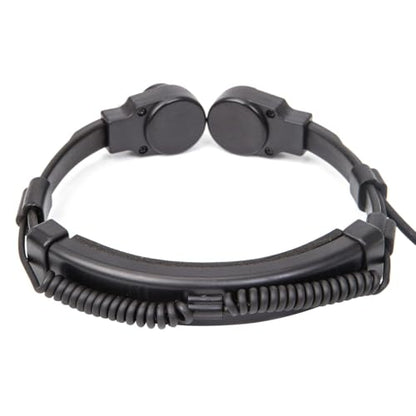 Throat Mic Tactical Earpiece U94X PTT 2 Pin TK Jack 7.0mm Plug Push to Talk Headset for Baofeng UV5R BF-F8HP UV-17 BF888S Quansheng UV-K58 UV-K6 Walkie Talkie for Kenwood TYT