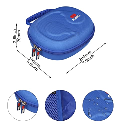 FBLFOBELI Headphone Cases EVA Hard Storage Case for JBL TUNE 500BT/510BT/T450BT/710BT/JBL Live 650 BT NC On-Ear Wireless Bluetooth Headphone, Travel Protective Bag (Blue) - color: Blue