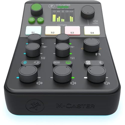 Mackie M-Caster Studio Desktop Live Streaming Mixer - Black - color: Black, style: Live Streaming Mixer