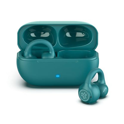 JLab, Flex, Open Ear Earbuds, Clip On Wireless Bluetooth Earbuds, Open Ear Headphones, Teal - color: Teal