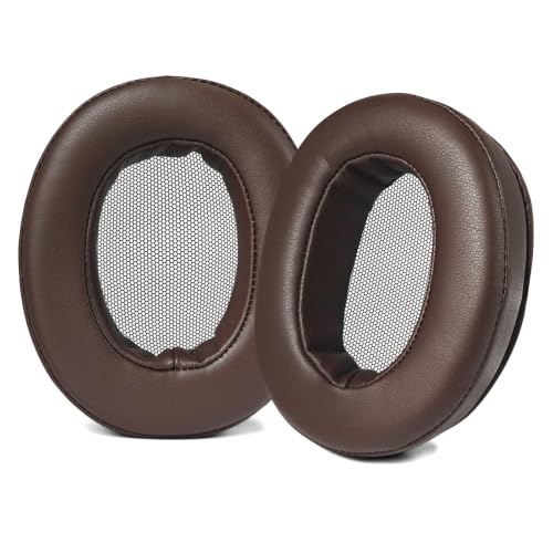 Replacement Ear Pads for Sony MDR-1A/ MDR-1ADAC Headphones - Brown | Fit for Sony MDR-1A/ MDR-1ADAC/ MDR1A Headsets, Premium Protein Leather, Memory Foam Ear Cushions, Comfort Fit, Easy Install