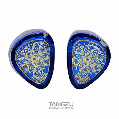 TANGZU WANER S.G 2 Single Dynamic in-Ear Headphones, 10mm PET Diaphragm, 0.78mm Double pinhole, HiFi Sound (Blue, 3.5 mm with Mic) - color: Blue, size: 3.5mm Jack with Mic