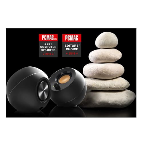Creative Pebble 2.0, USB Desktop Stereo Speakers for PC/Laptop, Black | USB-Powered, 2.0 Speaker, Compact, Stereo, PC Speakers, Laptop Speakers, Minimal Design, Desktop Audio, Black - color: Black