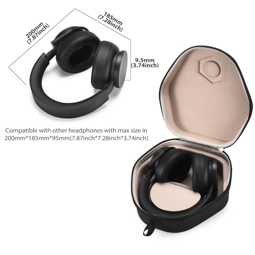 Headphone Case for Xbox Wireless Gaming Headset,Xbox Series X|S,Xbox One | Microsoft TLL-00001 Xbox Headset Bluetooth Over-Ear Headphones,Hard Shell Travel Carrying Bag with Cable Storage