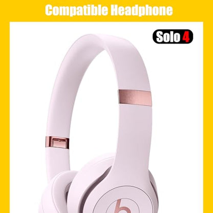 Solo4 Hinge Replacement Headband Connector Metal Folding Repair Parts Clip Cover Pin Kit Accessories Compatible with Beats Solo 4 Headphone. (Cloud Pink) - color: Cloud Pink