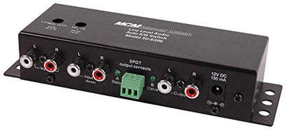 Line Level RCA 2 Way Audio Switch, Automatic
