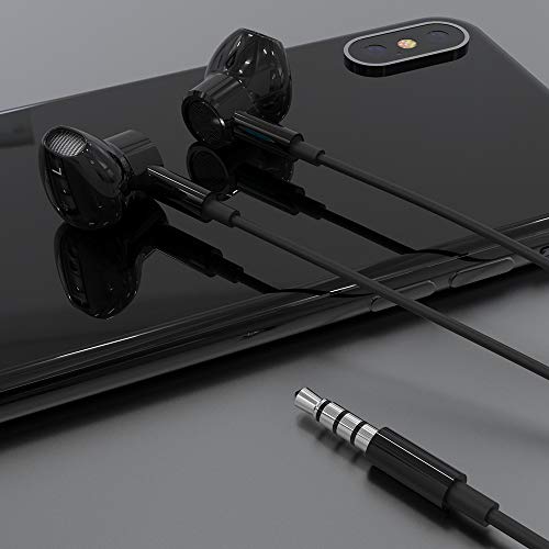 3.5mm HiFi Stereo Earbuds Wired Headphones Earphones w Mic Volume Control for Moto G Stylus Power Pure Play Google Pixel 4a 5a 3a Samsung Galaxy S10 S9 Plus S10e A03s A23 A52 A14 A13 A12 A52 TCL 30 SE