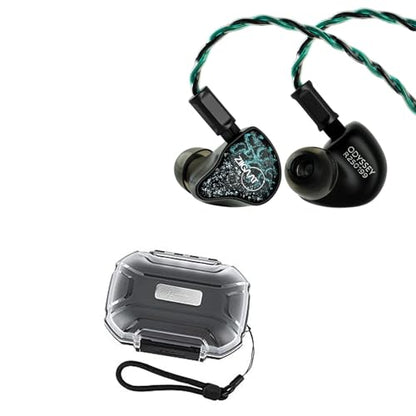 Linsoul ZiiGaat x Hangout. Audio: Odyssey 2 in Ear Monitor, 1DD + 3BA Hybrid IEM, HiFi Wired Earbuds LC02 in Ear Monitor Case, Portable Earbud Hard Case