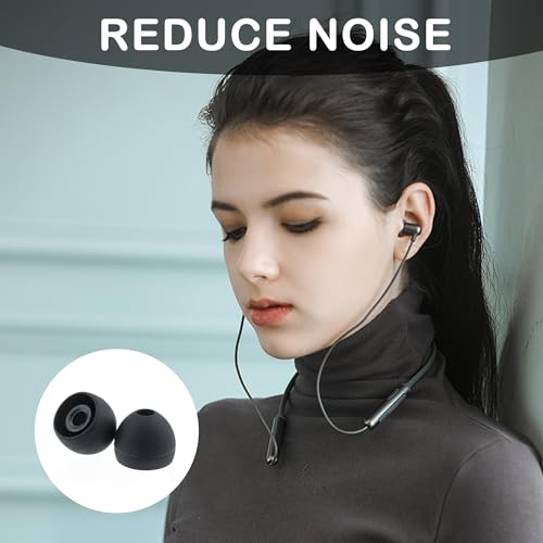 BlingKingdom 9 Pairs Replacement Earbuds Silicone Earbud Tips Earbuds Cap, Earbud Cushions for Most in-Ear Earbuds, 3 Different Size (S/M/L)