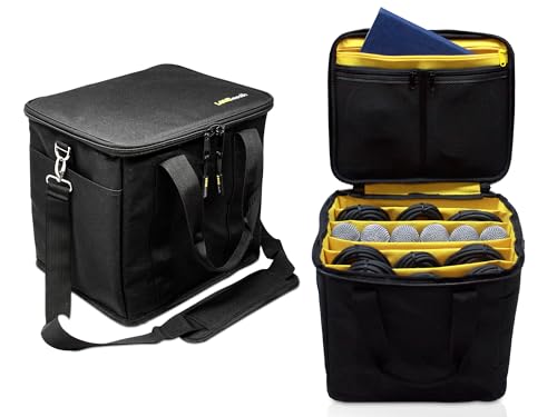 Loudmouth Cable File Bag | Cord & Accessory Musician Organization | Travel DJ Gig Bag for Professional DJ Gear, Musical Instrument and Accessories | 12" x 10" x 11”