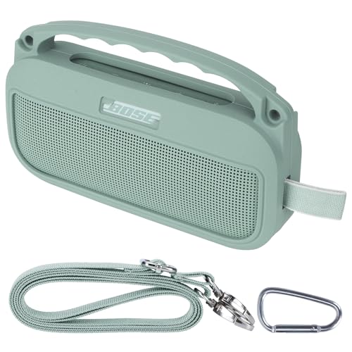 Silicone Cover Compatible with Bose SoundLink Flex 2nd Gen/Bose SoundLink Flex Portable Speaker (Alpine Sage) - color: Alpine Sage, size: Silicone Cover