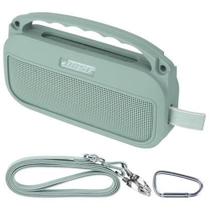 Silicone Cover Compatible with Bose SoundLink Flex 2nd Gen/Bose SoundLink Flex Portable Speaker (Alpine Sage) - color: Alpine Sage, size: Silicone Cover