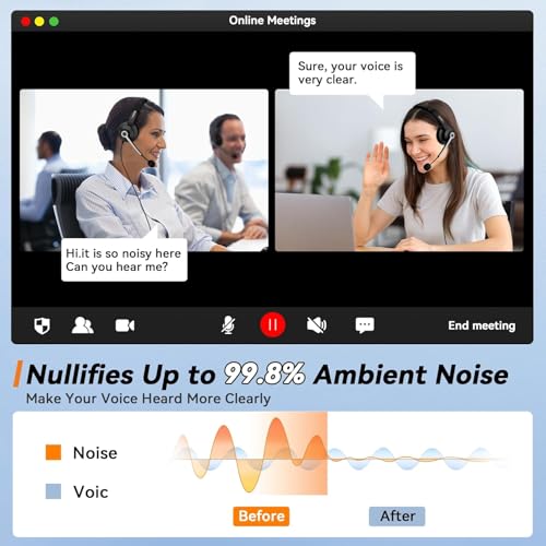 USB Headset with Microphone for PC, Computer Headset with Noise Cancelling Microphone for Laptop,3.5MM Jack USB Wired Headset with Mute in-line Control for Office Online Class Skype Zoom Meetings - color: USB C & 3.5mm -786