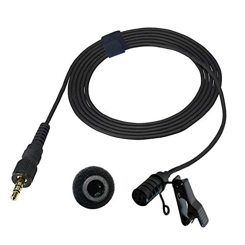 Pro Omni-Directional Condenser Lavalier Microphone for Sony UWP V1/D11/D21 Wireless Microphones Transmitter
