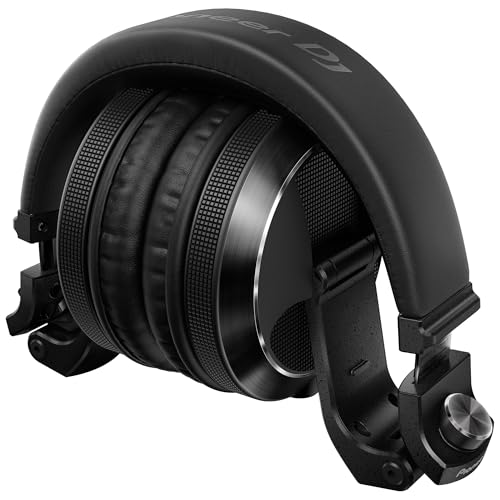 Pioneer DJ HDJ-X7 Professional Over-Ear DJ Headphones - Black Bundle with Case, Stand, and Austin Bazaar Polishing Cloth - color: HDJ-X7, style: Black
