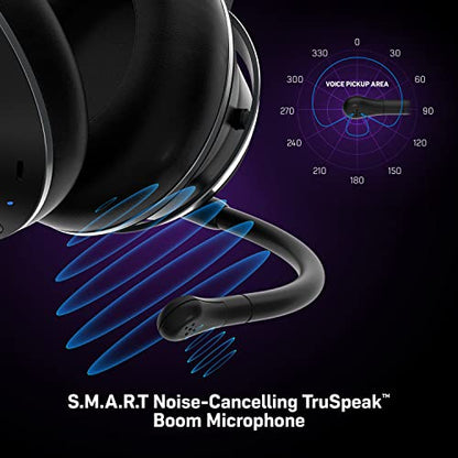 Turtle Beach Stealth Pro Multiplatform Wireless Noise-Cancelling Gaming Headset for PS5, PS4, PC, Mac, Mobile – Swappable Batteries – Black - style: Stealth Pro PlayStation