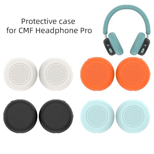 Silicone Cover Case for CMF Headphone Pro, Headphone Ear Case Protective Sleeve Soft Silicone Ear Cups Protective Shell Shockproof Scratch-Resistant Dust Cover (Green) - color: Green