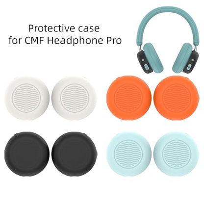 Silicone Cover Case for CMF Headphone Pro, Headphone Ear Case Protective Sleeve Soft Silicone Ear Cups Protective Shell Shockproof Scratch-Resistant Dust Cover (Green) - color: Green