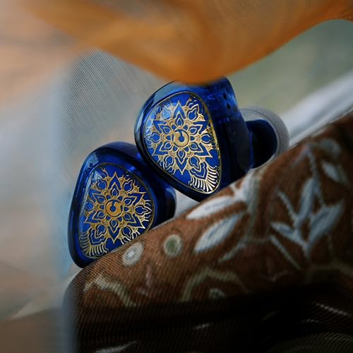 TANGZU WANER S.G 2 Single Dynamic in-Ear Headphones, 10mm PET Diaphragm, 0.78mm Double pinhole, HiFi Sound (Blue, 3.5 mm with Mic) - color: Blue, size: 3.5mm Jack with Mic