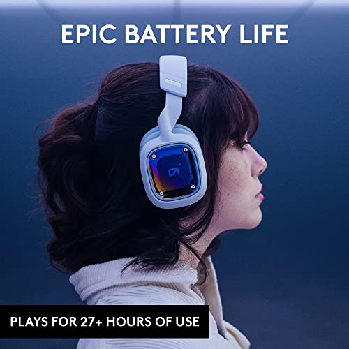 Logitech G Astro A30 Lightspeed Wireless Gaming Headset, Xbox - White | Bluetooth Enabled, Dolby Atmos, Detachable Boom, 27h Battery, USBC Charging, for Xbox, PS5, PS4, Nintendo Switch, PC, Android - color: White