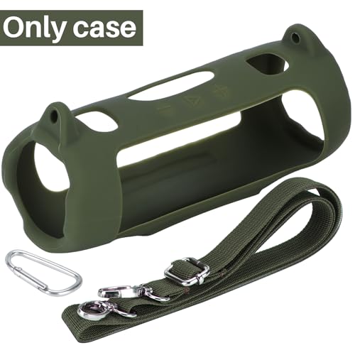 Silicone Cover Compatible with Charge 6 Portable Waterproof Drop-Proof Speaker (Green) - color: Green, size: Silicone Cover