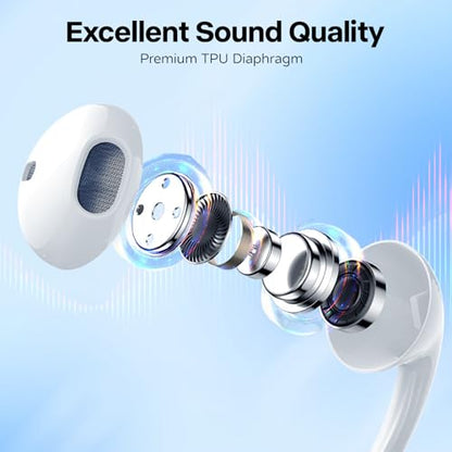USB C Headphones, Wired Earbuds with iPhone 15/16/17 Pro Max Plus iPad Pro GalaxyS25/S24/S23/S22/S21/A56 Pixel 9/8/7