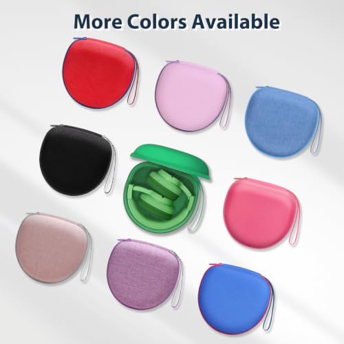 Kids Headphones Case for iClever/Candy Bila Etc Headphone,Green(Case Only) | for iClever BTH12 HS19 BTH20 BTH22 BTH26/Candy Bila/Acer/JBL Junior 320/MIDOLA/JoySpark/ADOOPE Etc Girls Boy Kid Headphone - color: Green