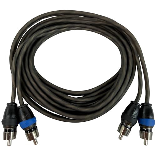 Sky High Car Audio 2 Channel Twisted 6 ft RCA Cables Coated 6' OFC - size: 6 Feet