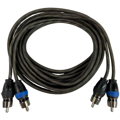 Sky High Car Audio 2 Channel Twisted 6 ft RCA Cables Coated 6' OFC - size: 6 Feet