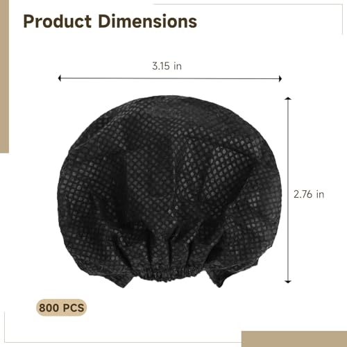 800Pcs Disposable Microphone Covers, Non-Woven Fabric Handheld Windscreen Foam Covers,Mic Cover with Elastic Bands, Universal Fit for KTV, Bars, Conferences, Performances and Recording Studios