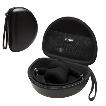 Case for Beats Studio Pro/Solo 4/Studio3/Solo3 Wireless Headphone PU Black | Hard Carrying Travel Case for Beats Studio Pro/Solo 4/Studio3/Solo3 Wireless Headphone - color: PU Black