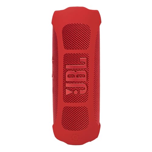 Silicone Cover Sleeve Compatible with JBL Flip 7 - Portable Waterproof and Drop-Proof Speaker, Customized Design Cover Portable Protection Solution, Best Matching in Shape and Color (Red) - color: Red