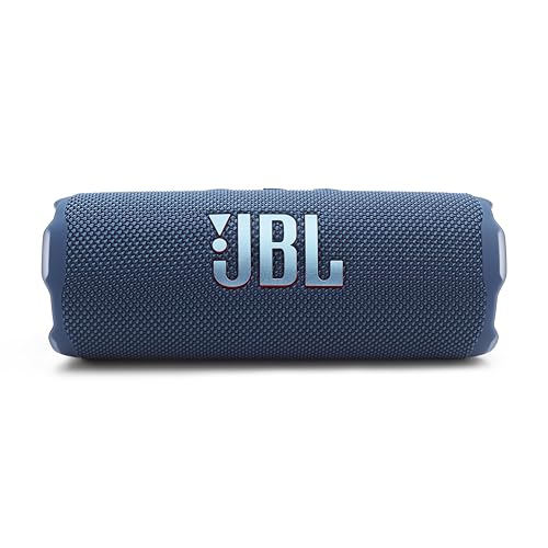 JBL Flip 7 Portable Bluetooth Speaker, Waterproof and Drop-Proof - Blue | Up To 16 Hours Playtime, IP68 Dustproof Build, Clip-On Loop, USB C Lossless Audio, Links With Other Speakers For Outdoor Use - color: Blue