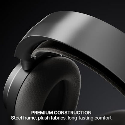 SteelSeries Arctis Nova 7 Wireless Gen 2 Gaming Headset, Real-Time App Control, 50+ HR Play, Neodymium Drivers, Mix 2.4GHz/Bluetooth, Compatible with PC, PS5, PS4, Switch 1/2, Mobile - Black (Renewed) - color: Black, style: Over the ear