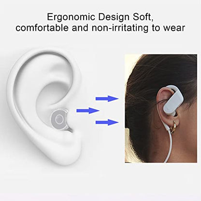 Adhiper Replacement Ear Tips for Beats Powerbeats Pro Earbuds, White - color: White