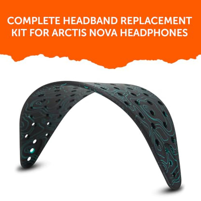 WC HeadbandZ Arctis Nova V2 - Wide Silicone Headband for Arctis Nova - color: Midnight FrankP