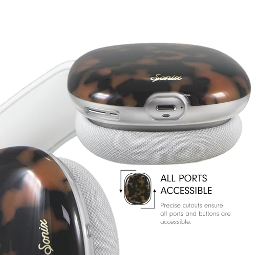 Sonix Protective Case Cover for AirPods Max Headphones | Brown Tort - color: Brown Tort